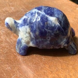 Sodalite Hand Carved Tortoise